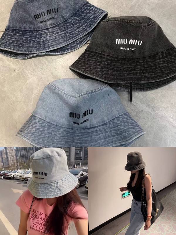 Miu Miu Hat MUH00135-1 Miu Miu Hat MUH00135-1